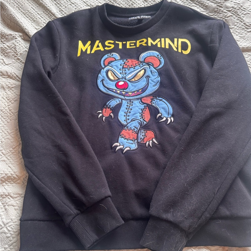 Create 2MRW Mens L Mastermind sweatshirt. Patchwork.